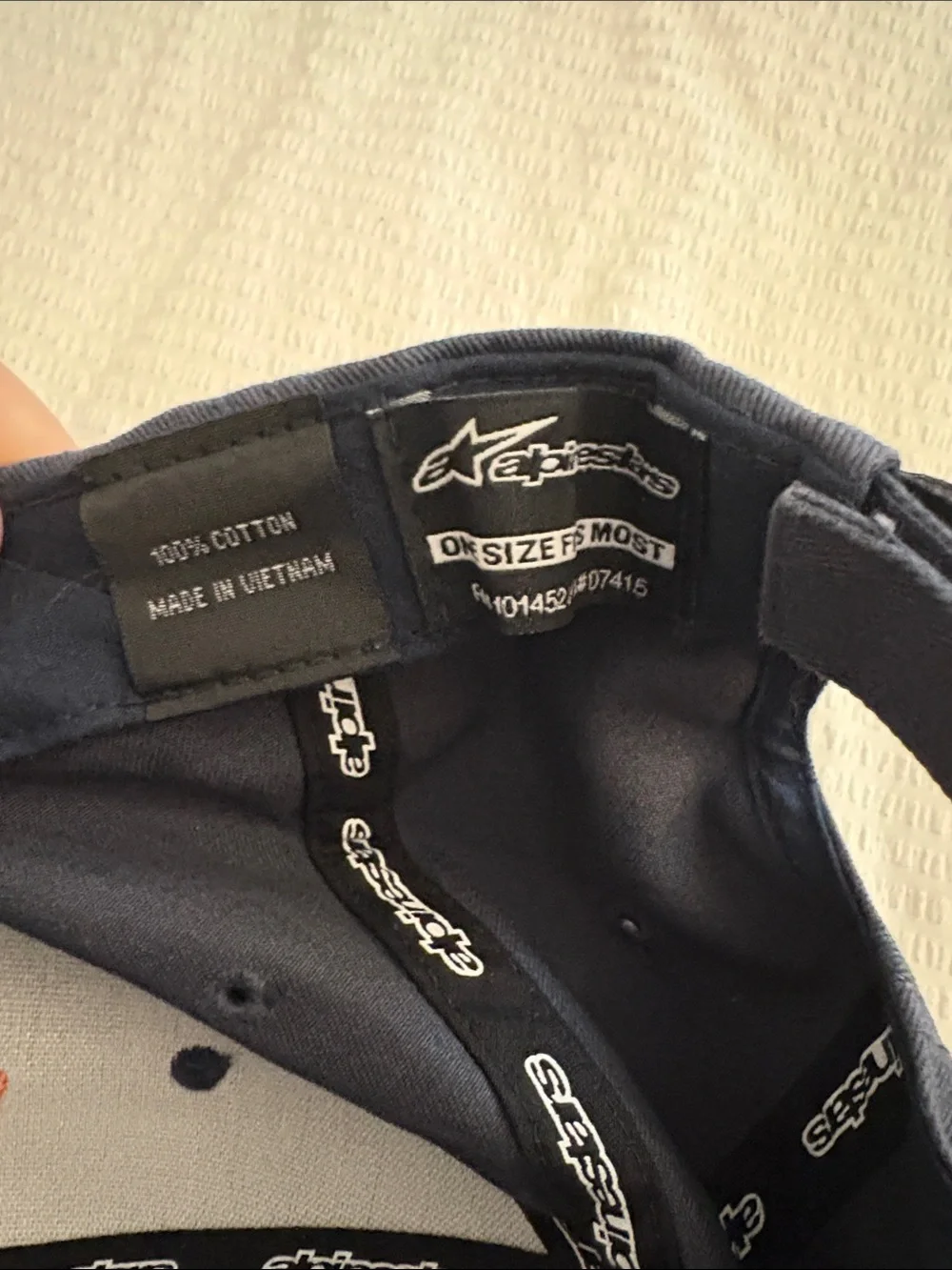 Men’s alpinestars racing hat curve brand new never worn no tags